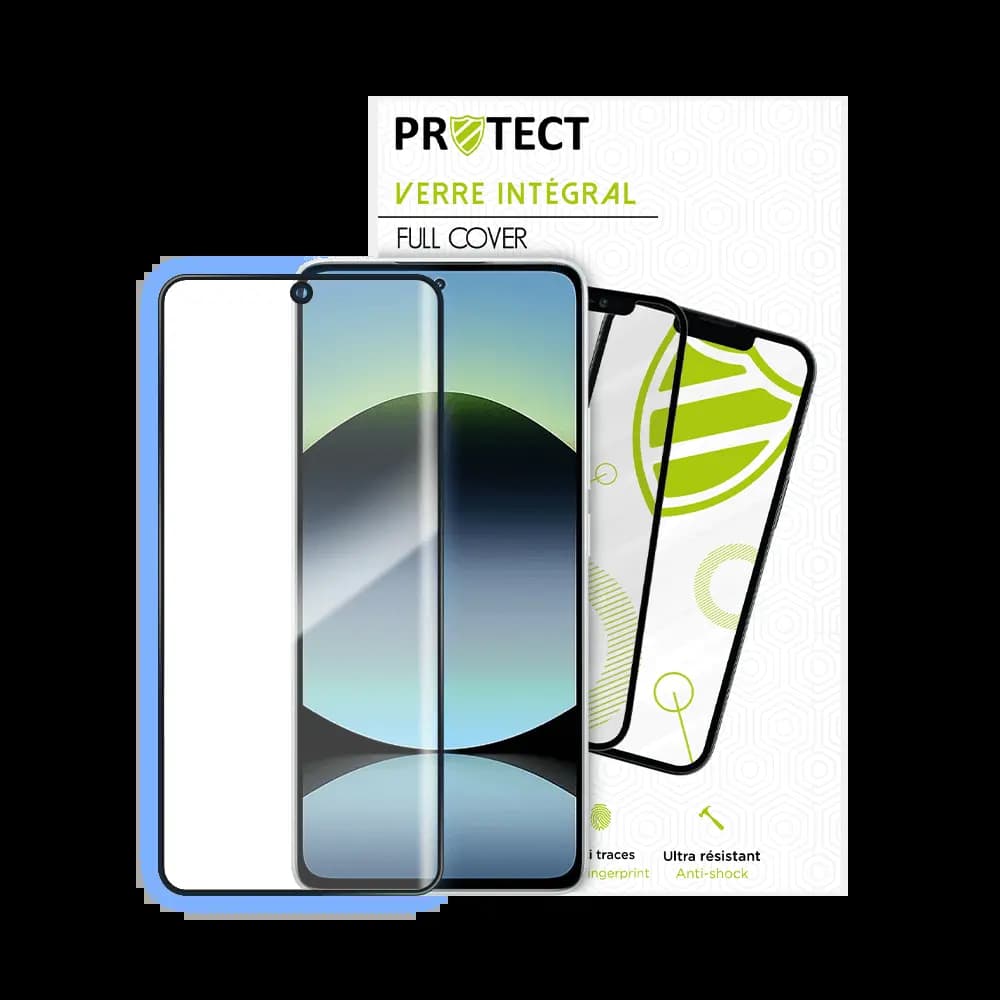 Verre Trempé Intégral PROTECT pour Xiaomi Redmi Note 14 5G Noir