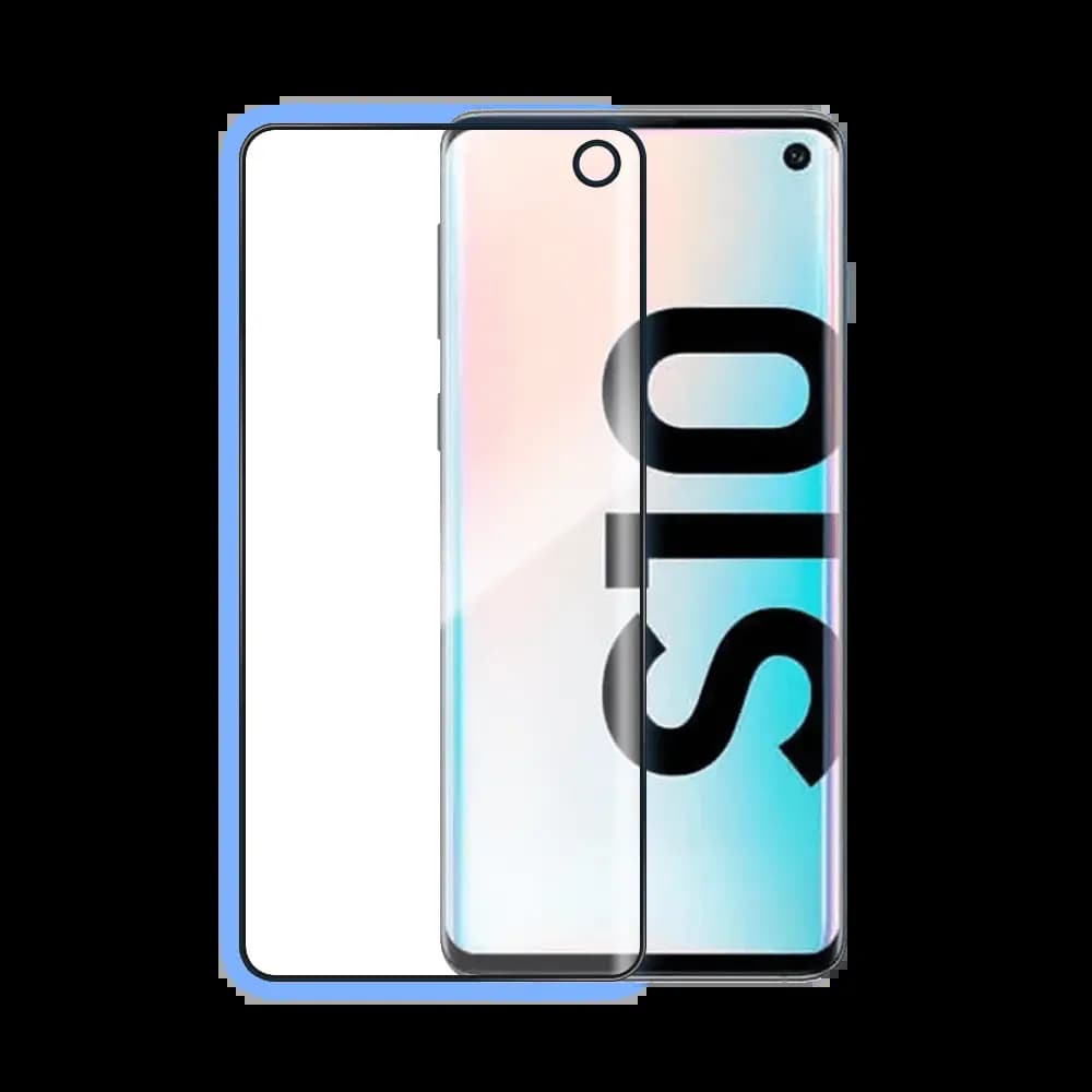 Verre trempé intégral 5D 9H – protection écran Samsung Galaxy S10 – PROTECT Noir