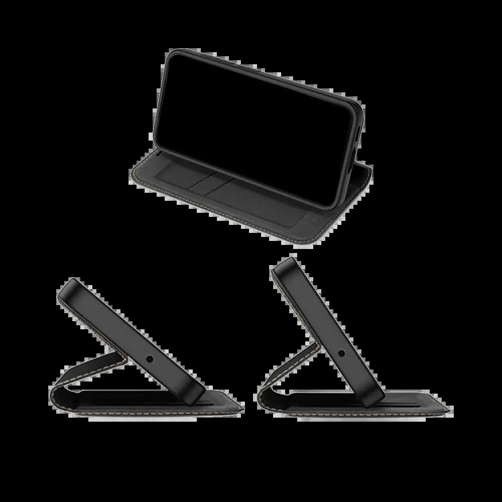 Housse folio avec porte-cartes + support Samsung Galaxy S23+ 5G – Dux Ducis Skin X2 Noir