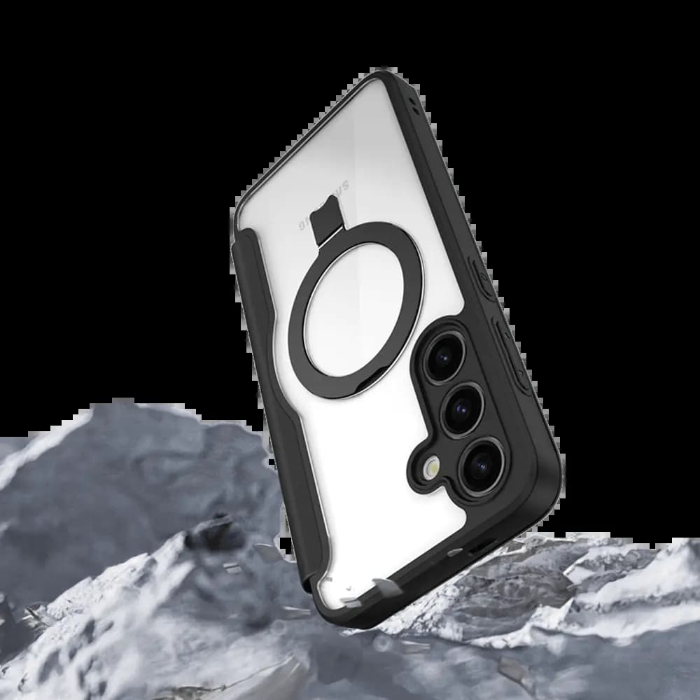 Housse de Protection Skin X Pro Dux Ducis pour Samsung Galaxy S24+ 5G (with Magnetic Stand) MagSafe Noir