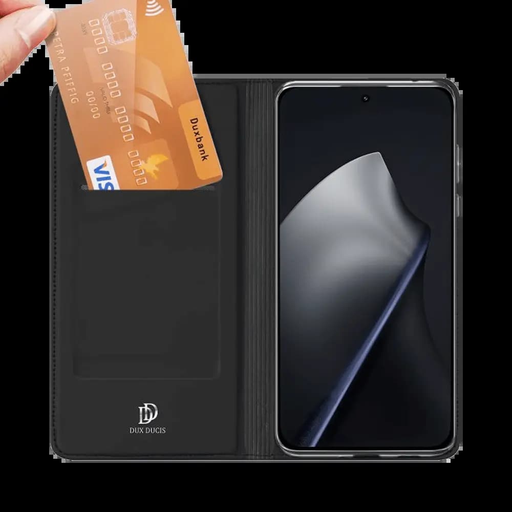 Housse folio Xiaomi 15T  porte-carte – Dux Ducis Skin Pro Bleu