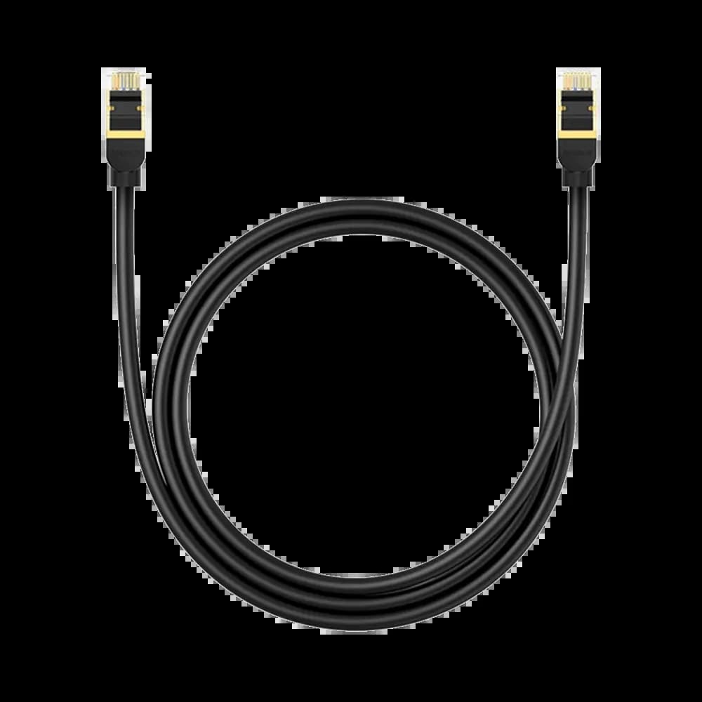 Câble Ethernet RJ45 Baseus Cat8 40Gbps Mâle vers Mâle - Rallonge 1m Noir