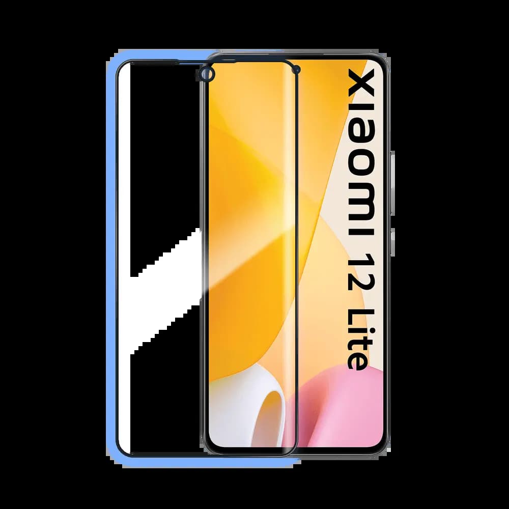 Verre trempé intégral 5D 9H – protection écran Xiaomi 12 Lite – PROTECT Noir