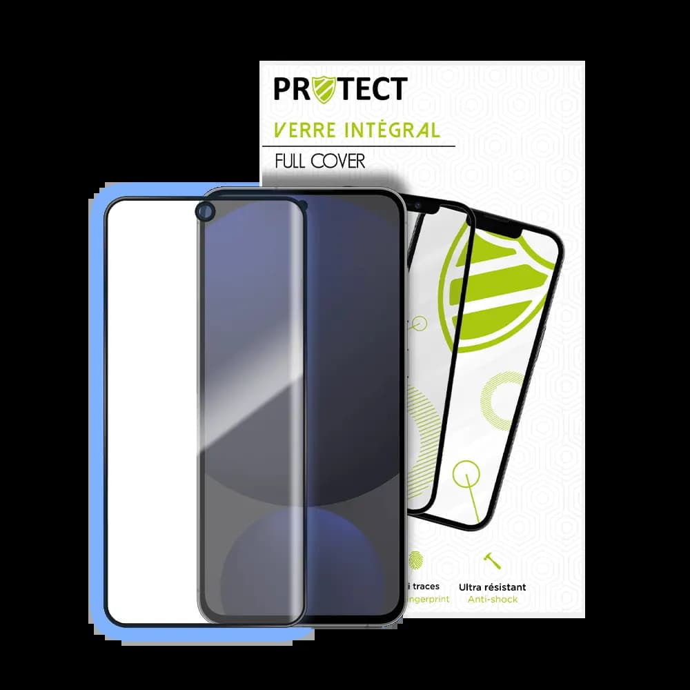 Verre trempé intégral 5D 9H – protection écran Samsung Galaxy S24 FE – PROTECT Noir