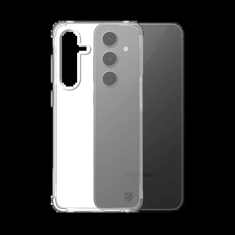 Coque Silicone Renforcée PROTECT pour Samsung Galaxy S24 FE Transparent