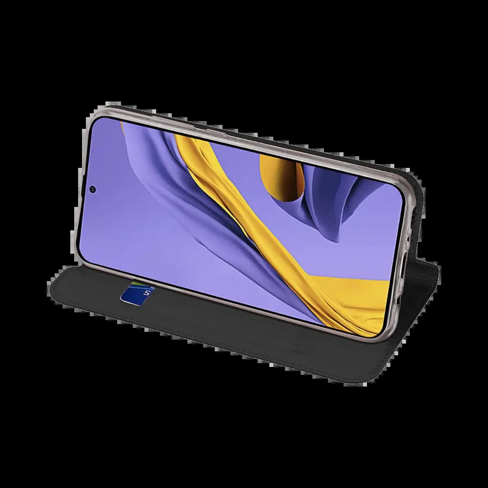 Housse folio Samsung Galaxy A71 porte-carte – Dux Ducis Skin Pro Noir