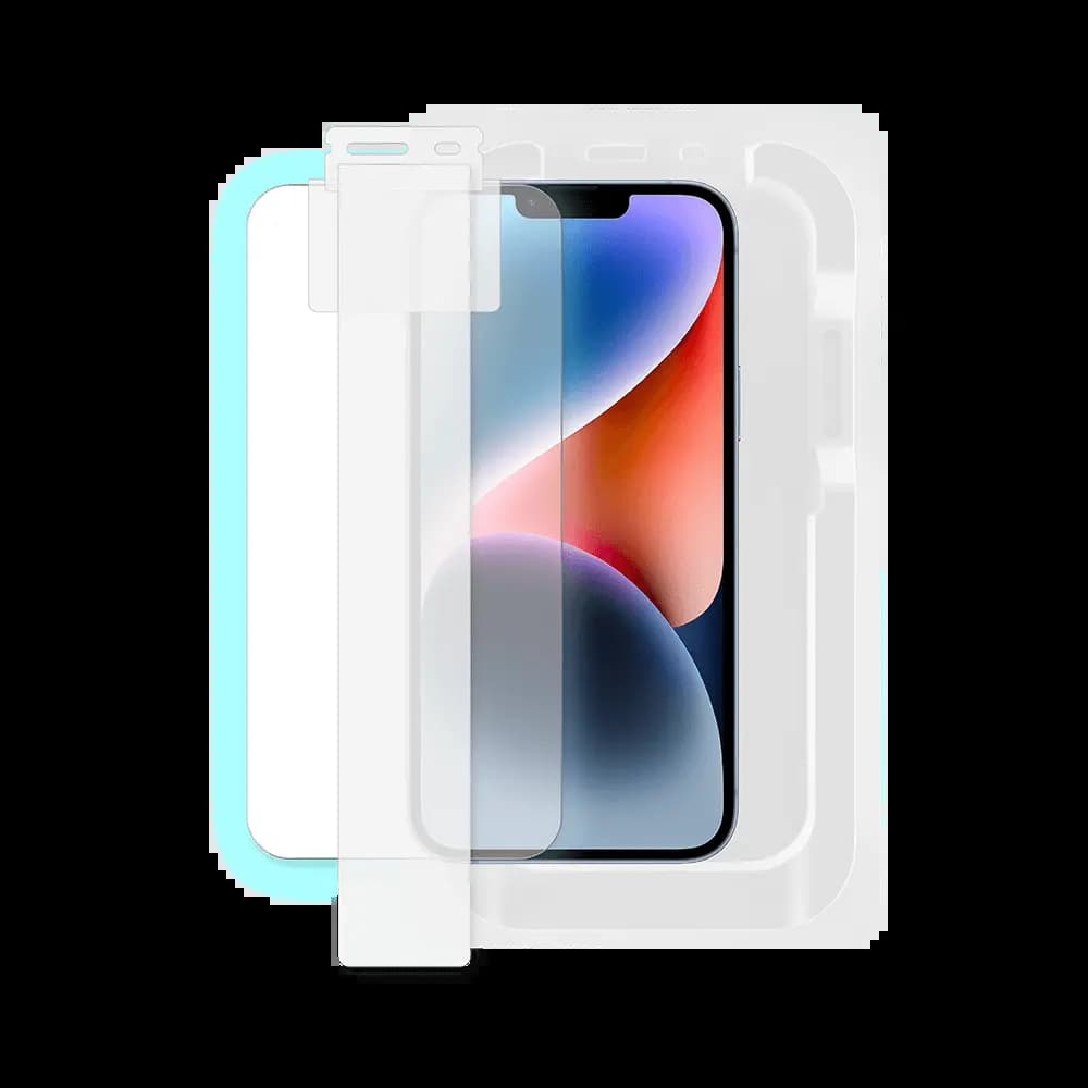 Verre Trempé (x2) avec Applicateur Installation Facile PROTECT pour Apple iPhone 13 Pro Max/iPhone 14 Plus