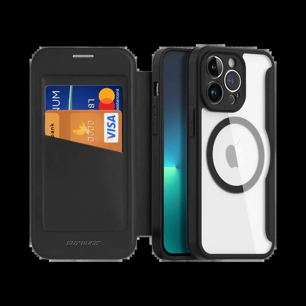 Housse de Protection Skin X Pro Dux Ducis pour Apple iPhone 13 Pro MagSafe Noir