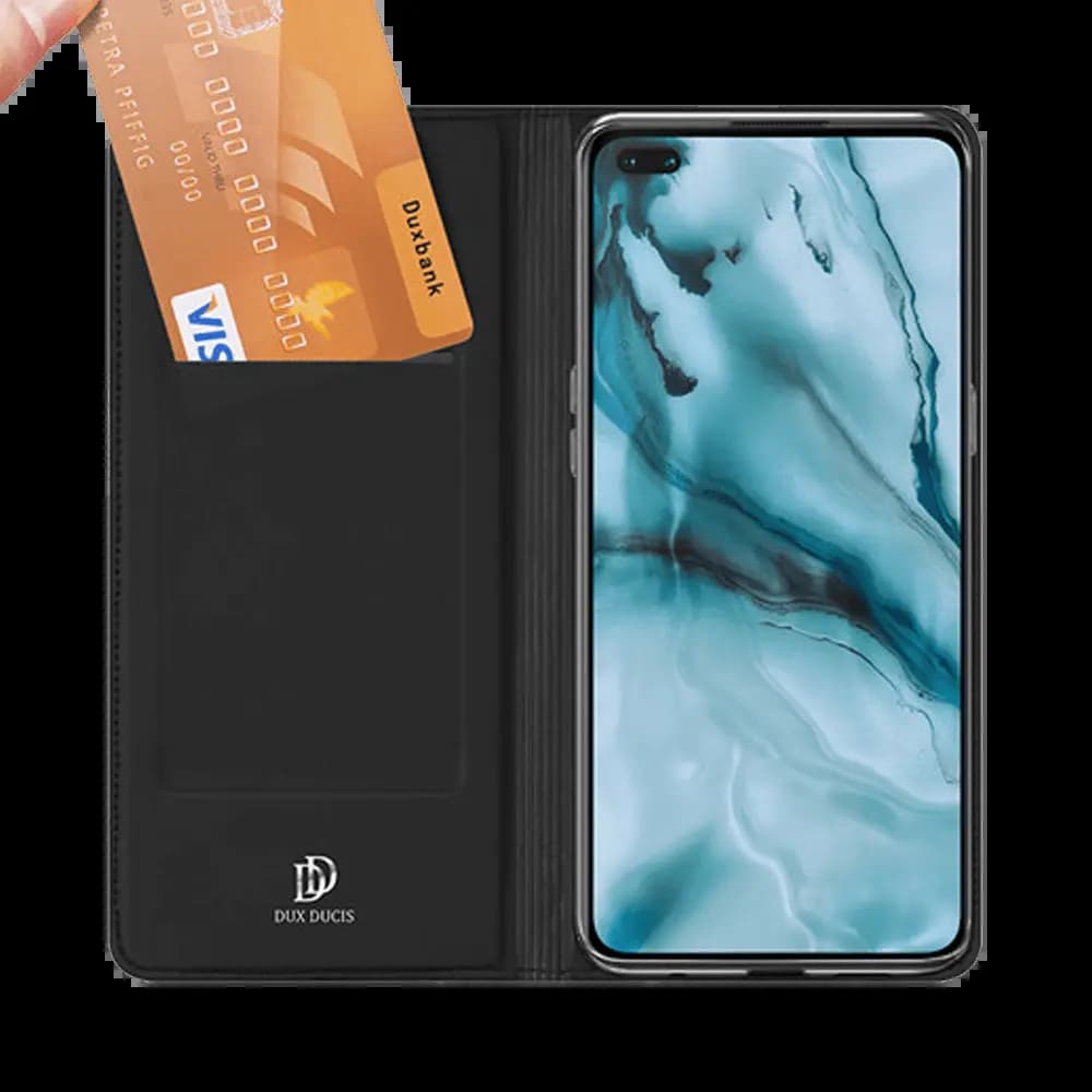 Housse folio OnePlus Nord porte-carte – Dux Ducis Skin Pro Noir