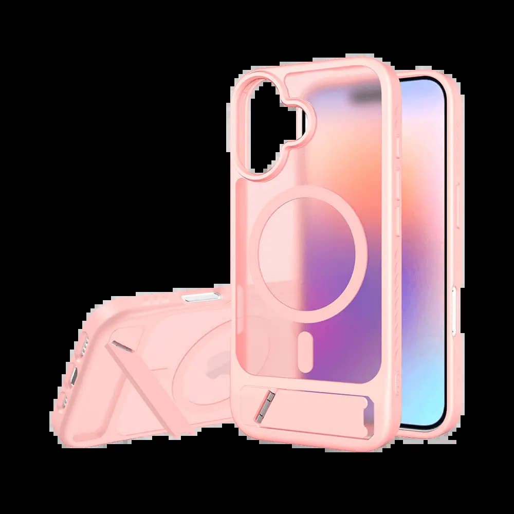 Coque de Protection MagSafe avec Support PROTECT pour Apple iPhone 17 Rose
