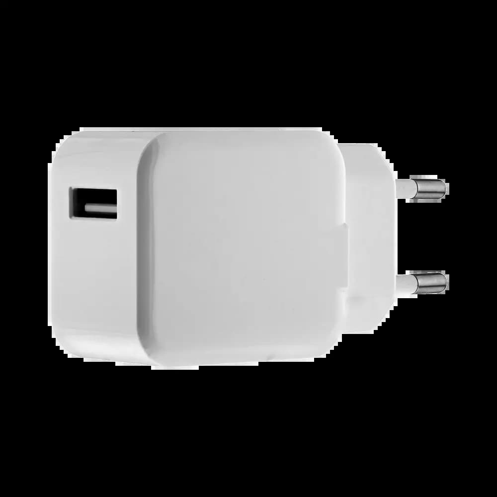 Chargeur Secteur USB T'nb CHTCUSB24 + Câble USB vers USB-C 12W Blanc