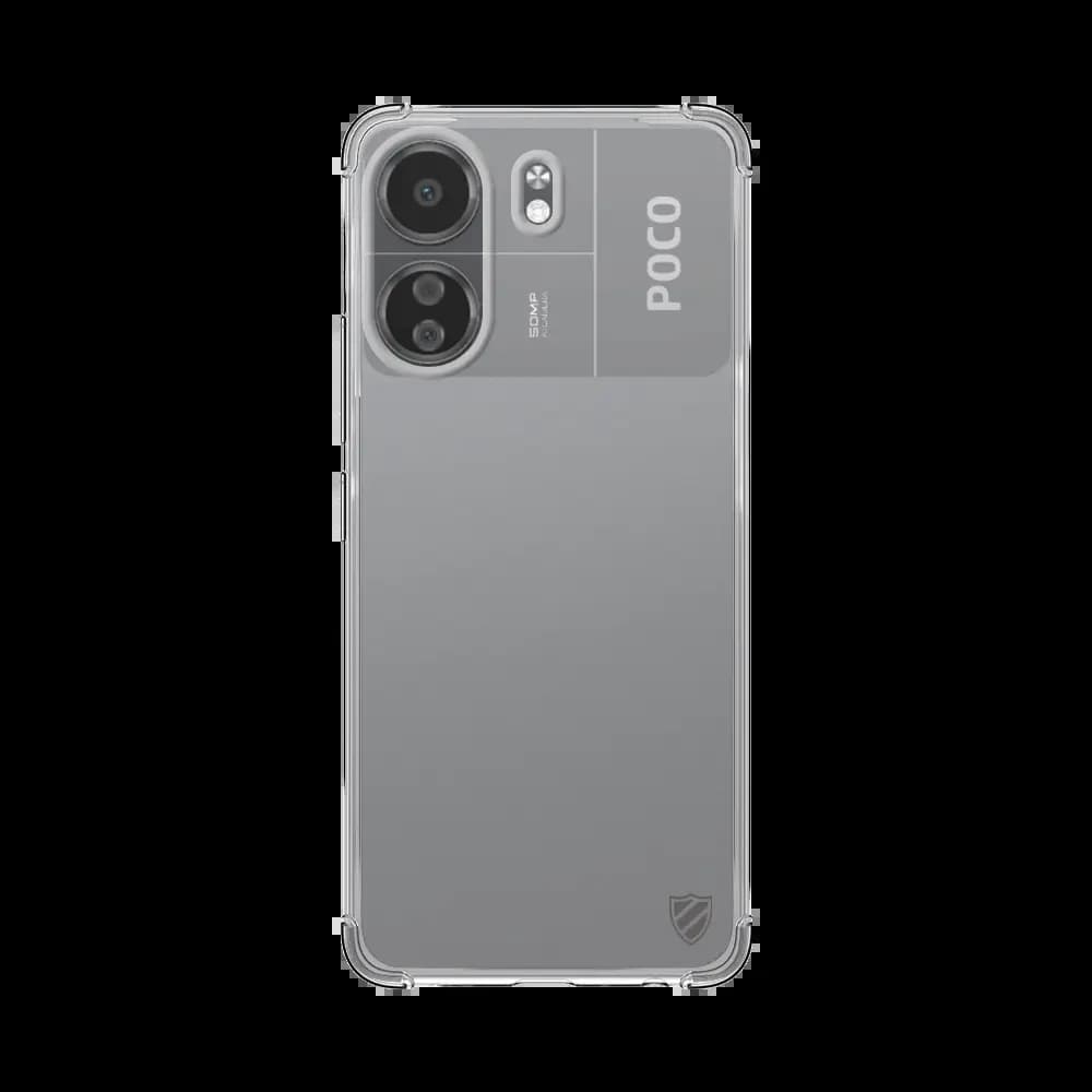 Coque Silicone Renforcée PROTECT pour Xiaomi Poco C65/Redmi 13C Transparent
