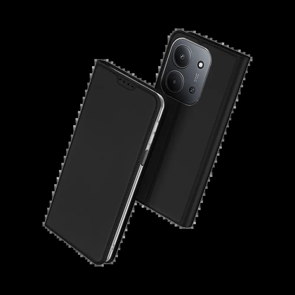 Housse folio Xiaomi Redmi 15C / Poco C85 porte-carte – Dux Ducis Skin Pro Noir