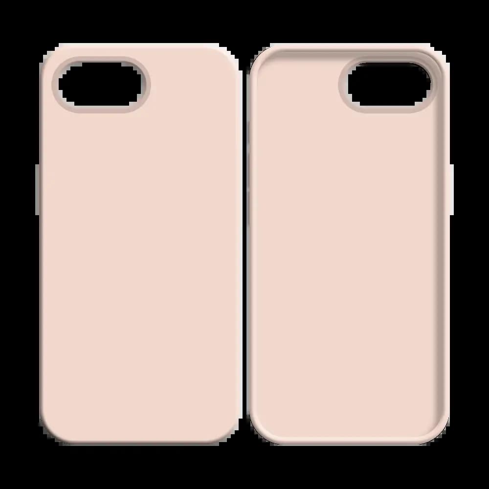Coque silicone iPhone 16e - Rose Gold