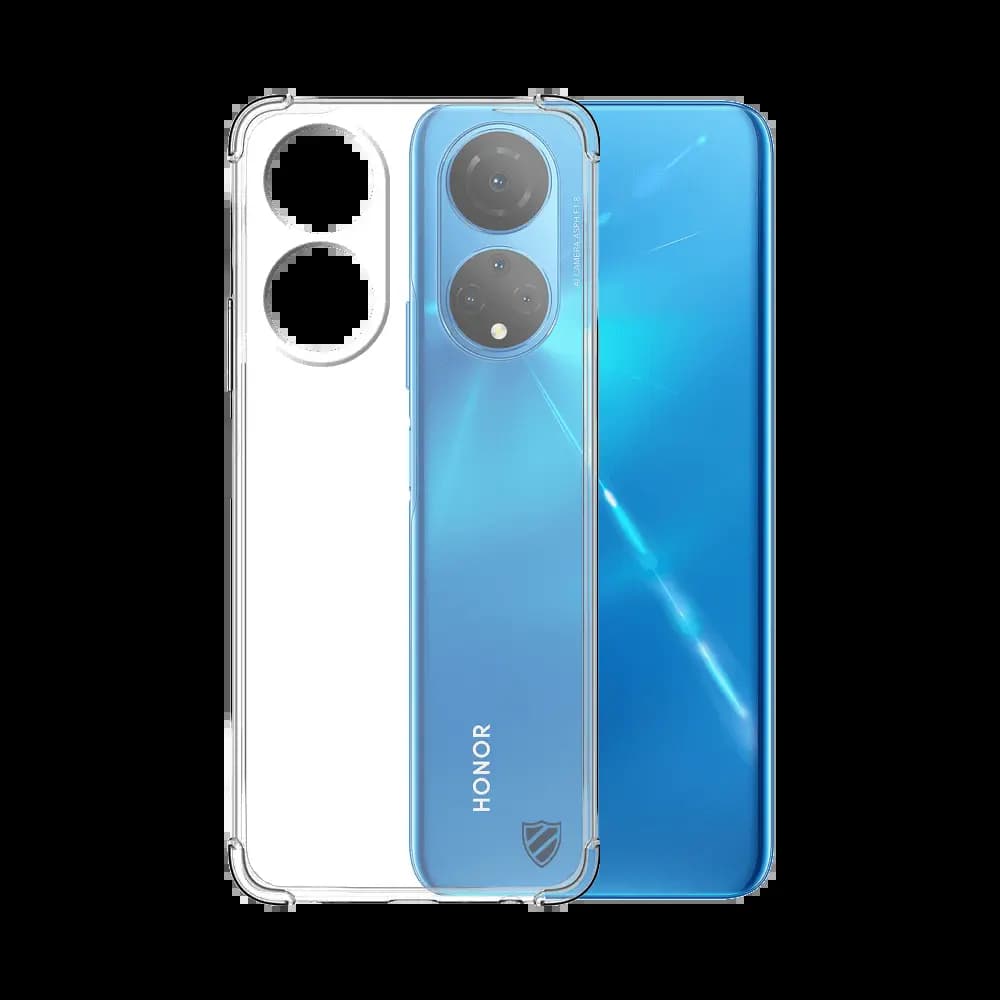 Coque Silicone Renforcée PROTECT pour Honor X7 Transparent