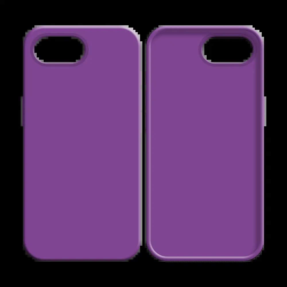 Coque silicone iPhone 16e - Mauve