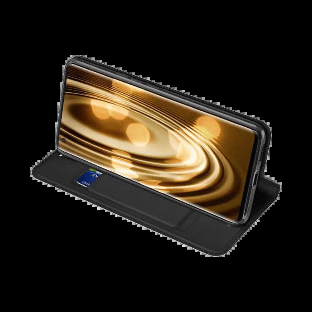 Housse folio Vivo X51 porte-carte – Dux Ducis Skin Pro Noir