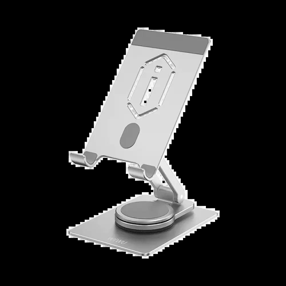 Support pour Smartphone et Tablette Wiwu Pliable avec Rotation 360° Argent