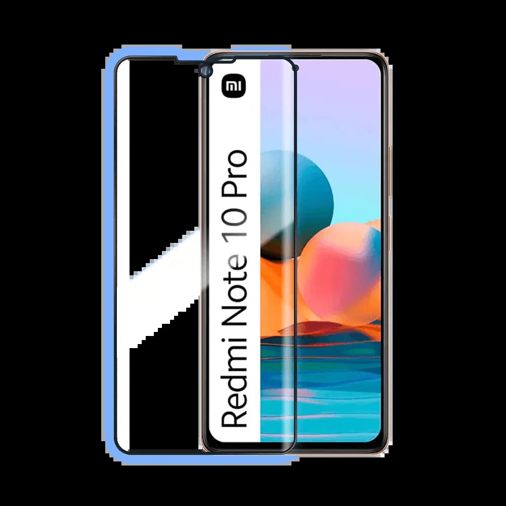 Verre trempé intégral 5D 9H – protection écran Xiaomi Redmi Note 10 Pro 4G – PROTECT Noir
