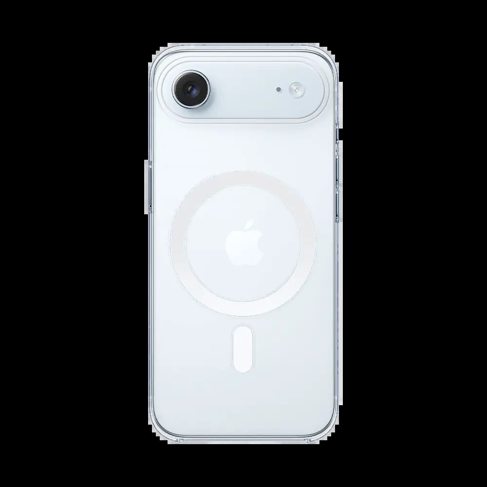 Coque Silicone MagSafe Compatible pour Apple iPhone Air Transparent