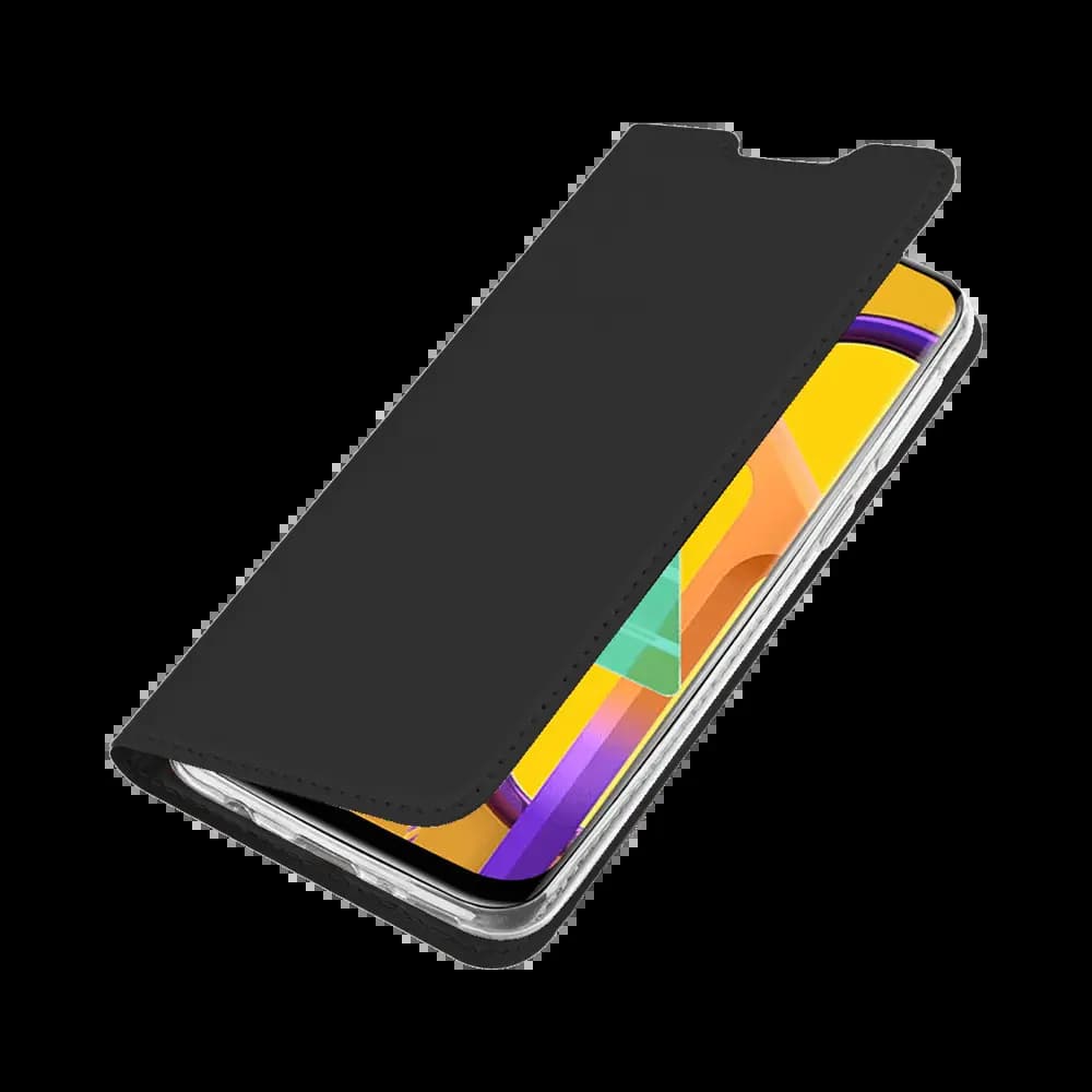Housse folio Samsung Galaxy M21 porte-carte – Dux Ducis Skin Pro Noir