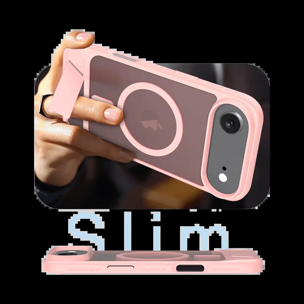 Coque de Protection MagSafe avec Support PROTECT pour Apple iPhone Air Rose
