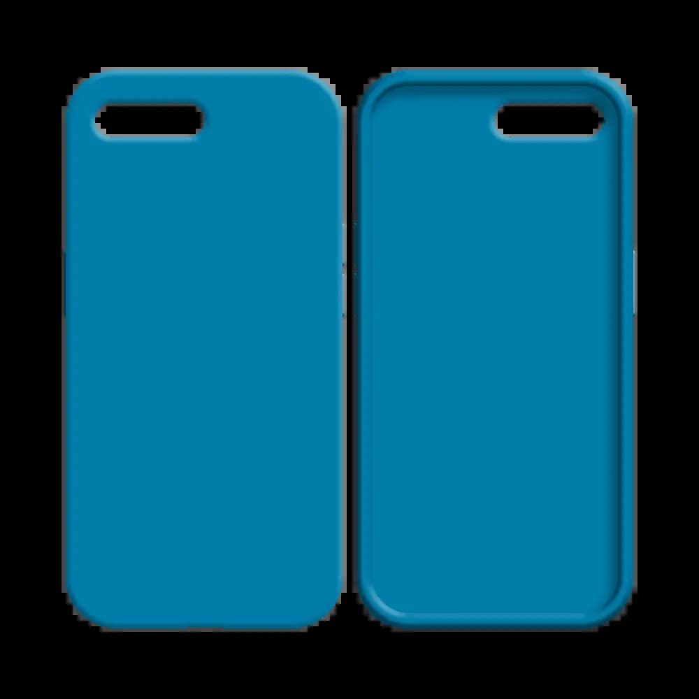 Coque Silicone Compatible pour Apple iPhone 7+ & 8+ Bleu Ciel