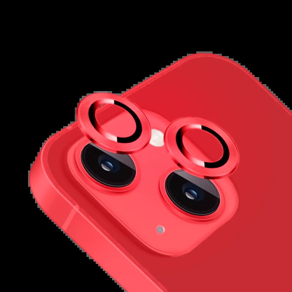 Protection lentille caméra iPhone 14 / 14 Plus - Rouge