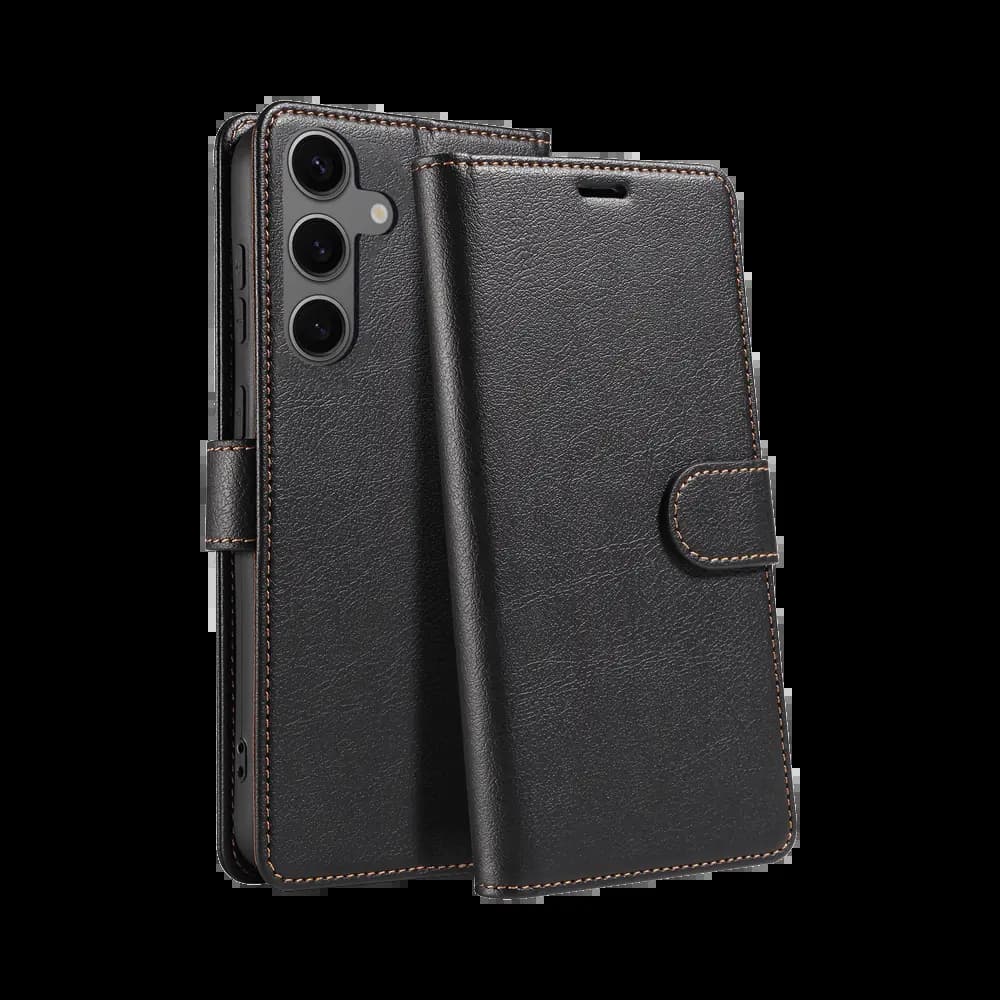 Housse folio anti-RFID Samsung Galaxy S25 FE – PROTECT IP011 Noir