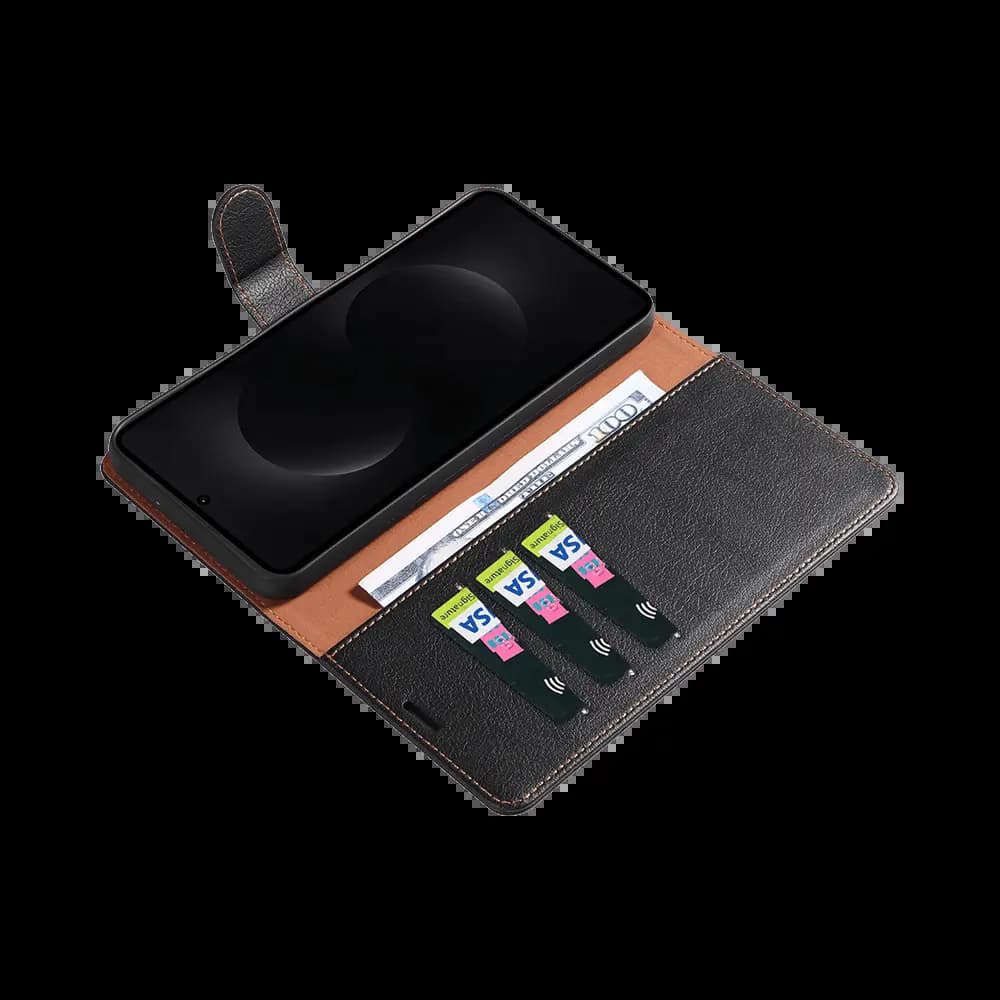 Housse folio anti-RFID Samsung Galaxy S26+ – PROTECT IP011 Noir