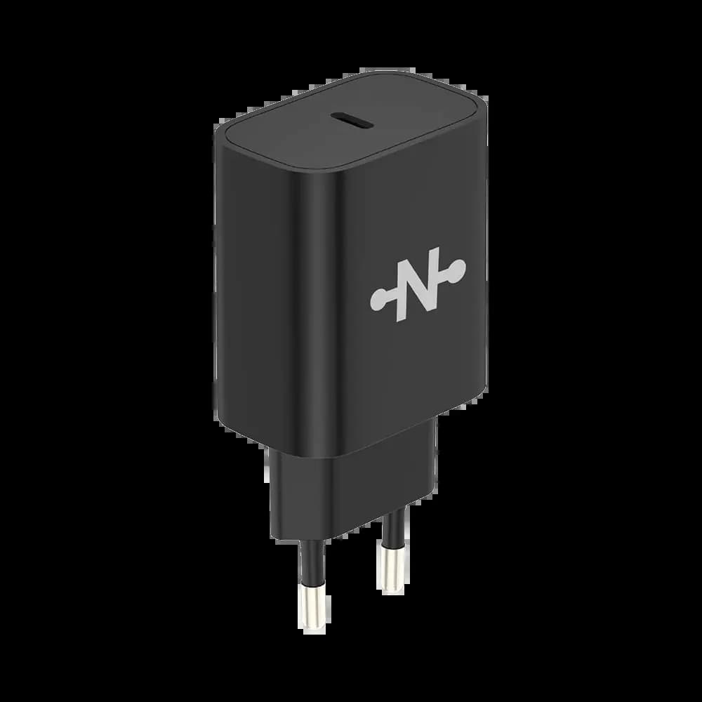 Chargeur Secteur USB-C CONNECT 20W Noir