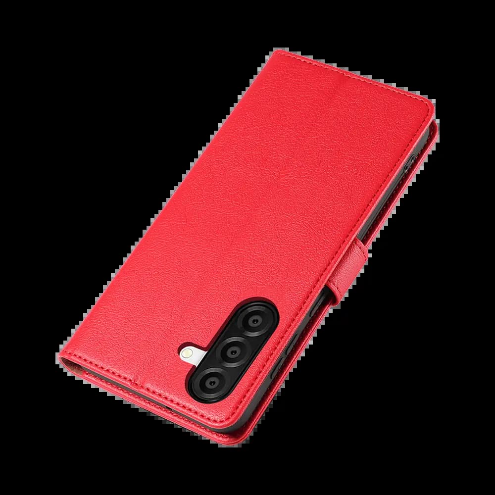 Housse folio anti-RFID Samsung Galaxy A57 5G – PROTECT IP011 Rouge