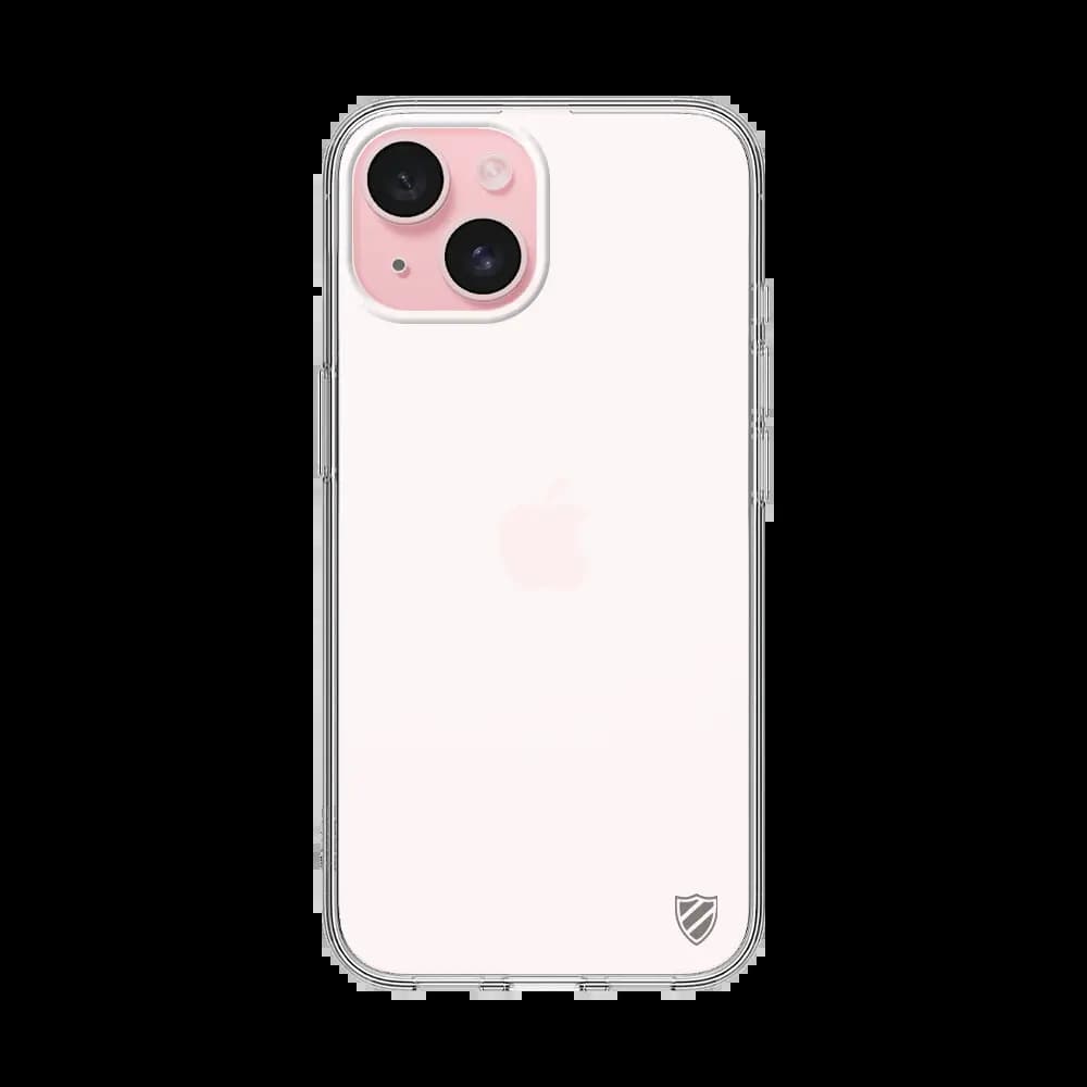 Coque Silicone PROTECT pour Apple iPhone 15 Transparent