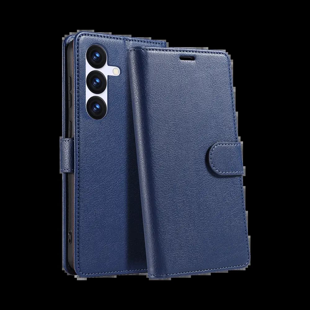 Housse folio anti-RFID Samsung Galaxy S26 – PROTECT IP011 Bleu Marine