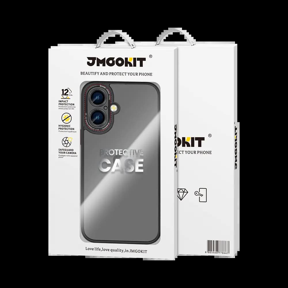 Coque de Protection Canon Lens JMGOKIT pour Apple iPhone 17 Noir