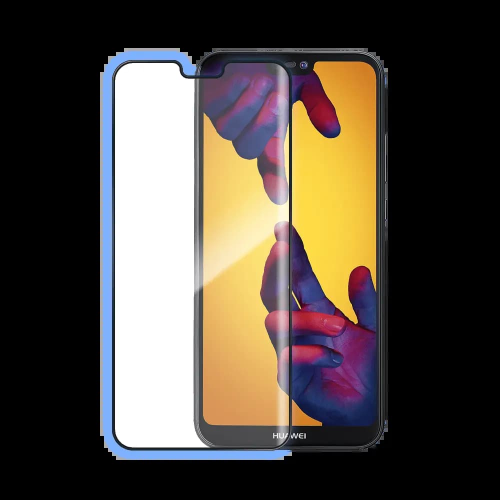 Verre trempé intégral 5D 9H – protection écran Huawei P20 Lite – PROTECT Noir