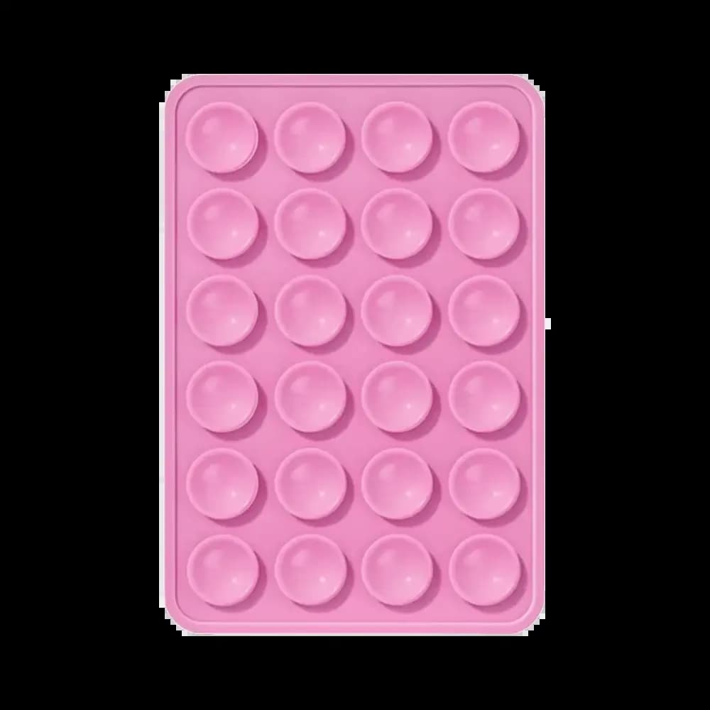 Support Ventouse Silicone Universel pour Smartphone Rose