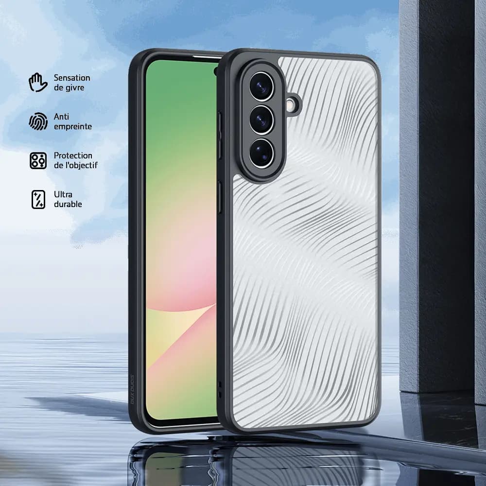 Coque anti-chocs finition mate – Samsung Galaxy A57 5G – Dux Ducis Aimo Noir