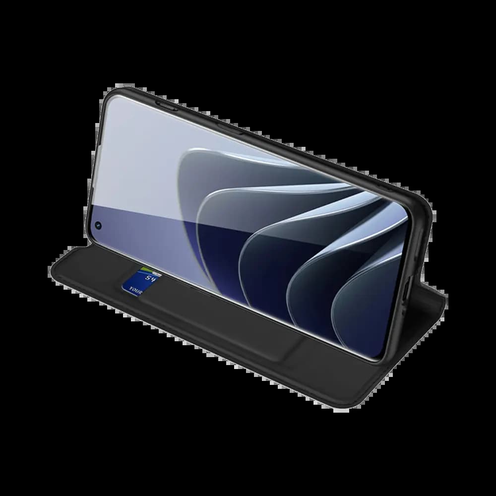 Housse folio OnePlus 10 Pro porte-carte – Dux Ducis Skin Pro Bleu