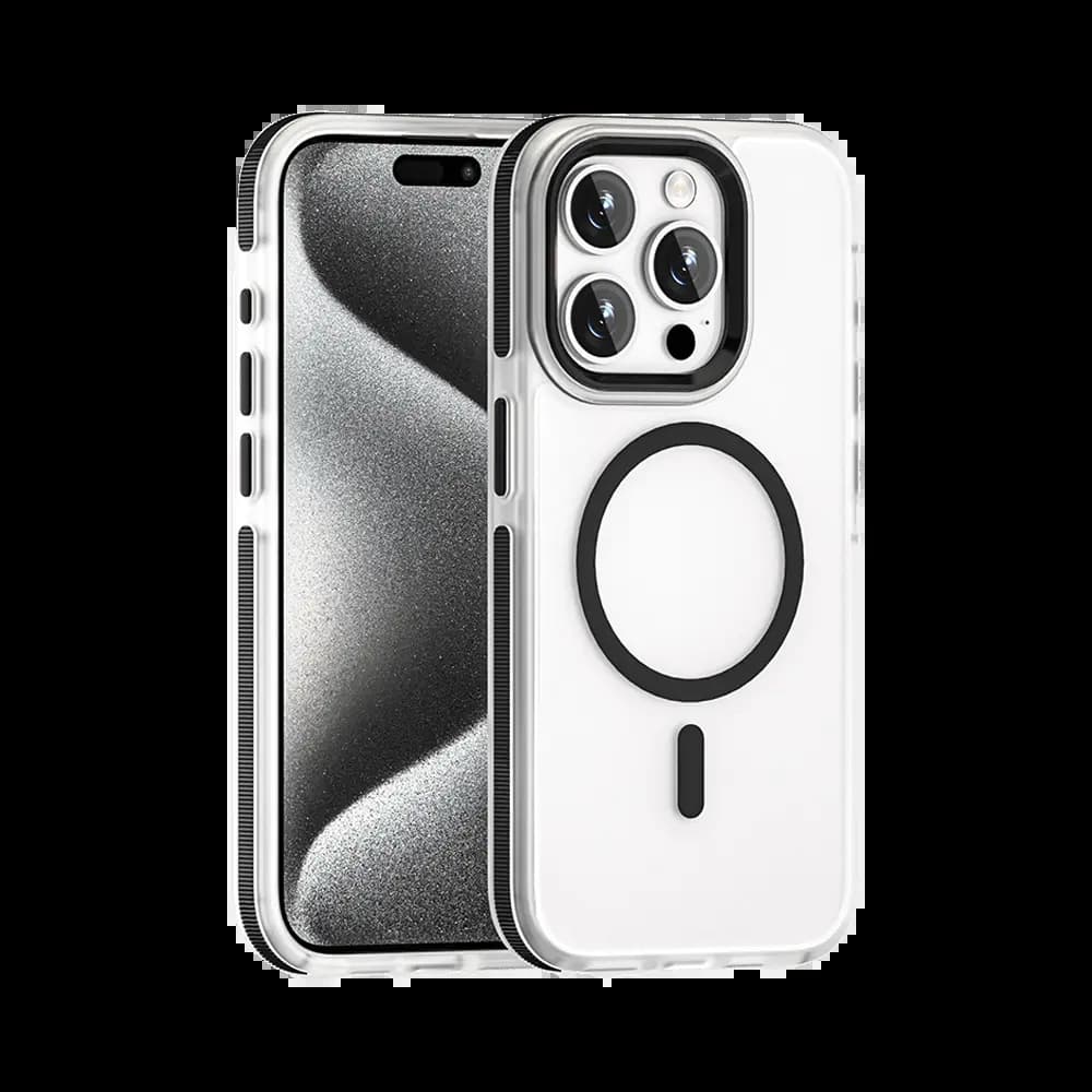 Coque MagSafe antichoc iPhone 15 Pro – PROTECT MS01 Noir