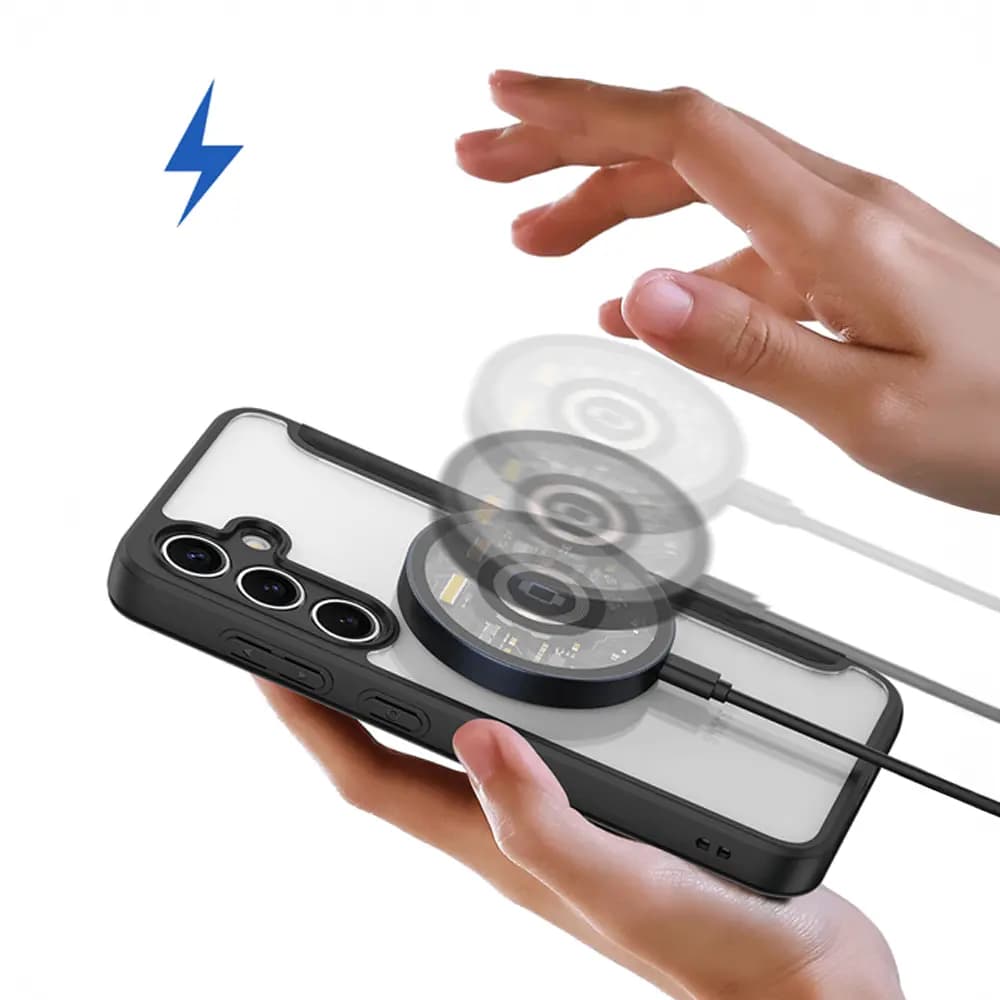 Housse folio MagSafe Samsung Galaxy S24+ 5G – Dux Ducis Skin X Pro Bleu