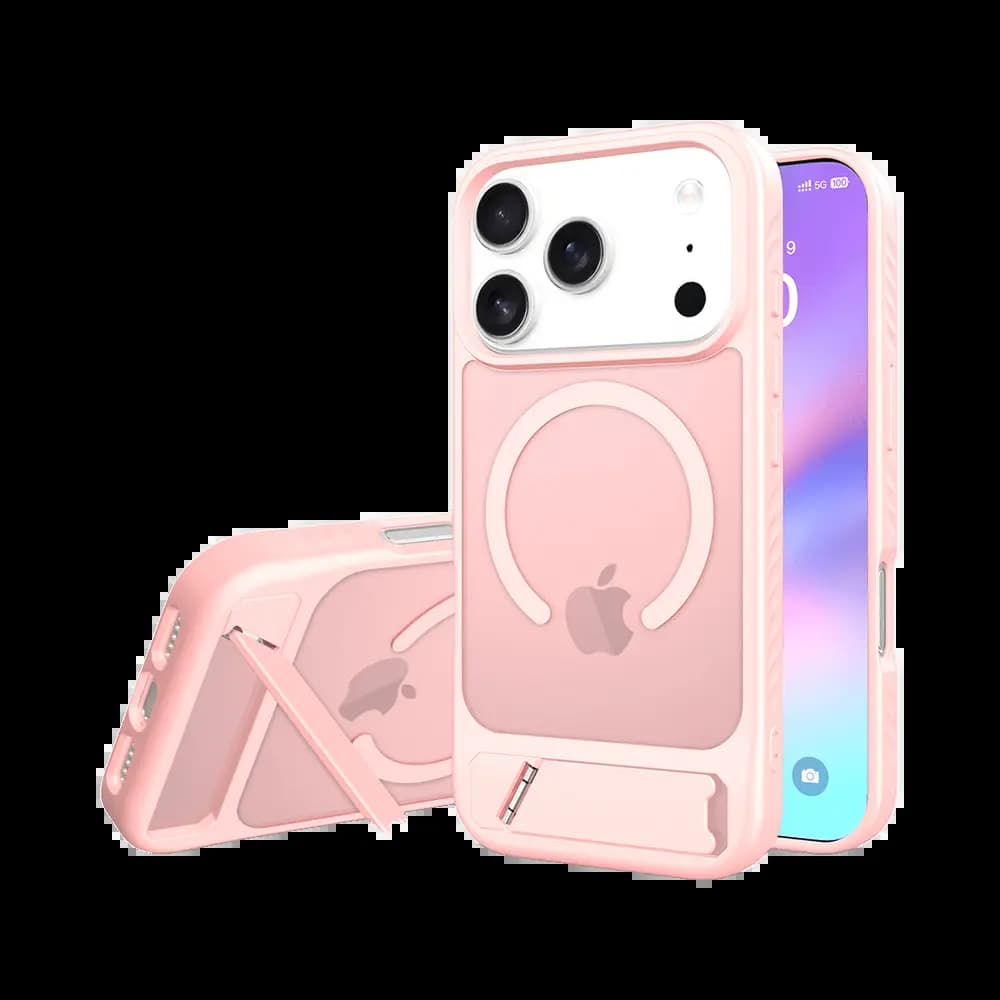 Coque de Protection MagSafe avec Support PROTECT pour Apple iPhone 17 Pro Rose