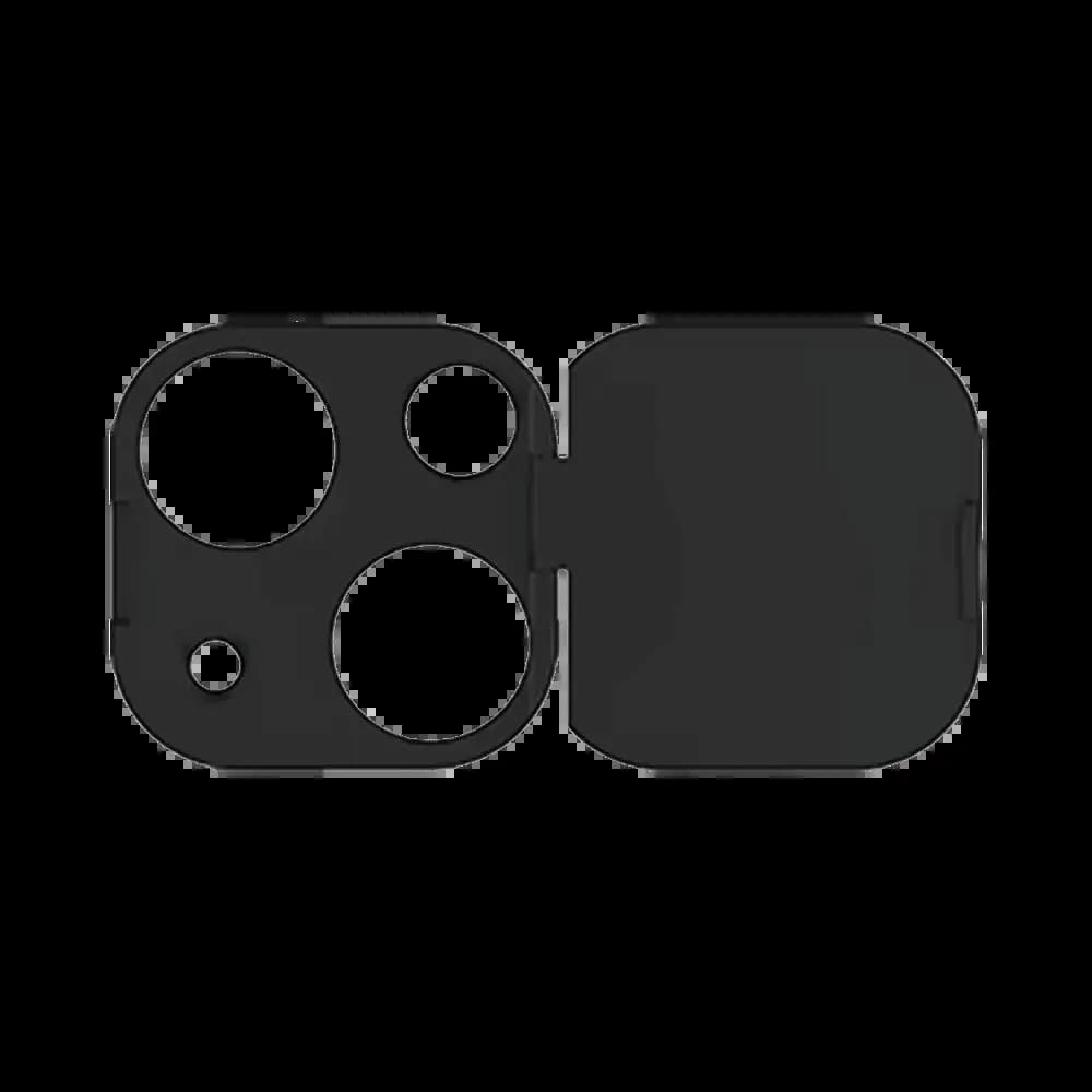 Protection Lentille avec Cache Camera iPhone 13 Mini / 13 Noir