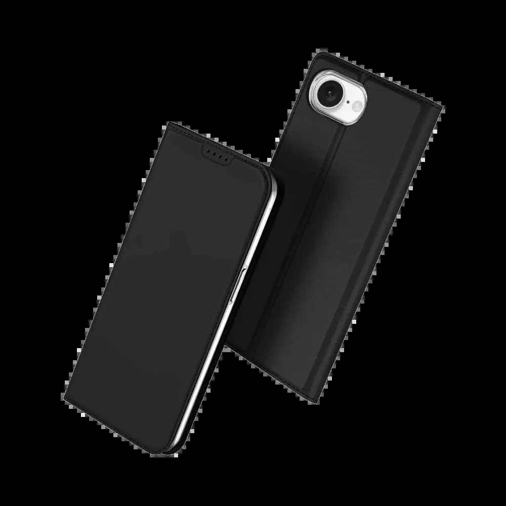 Housse folio iPhone 16e porte-carte – Dux Ducis Skin Pro Noir