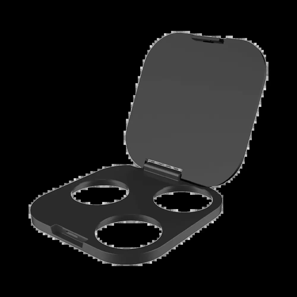 Protection Lentille avec Cache Camera Apple iPhone 17 Pro Max Noir