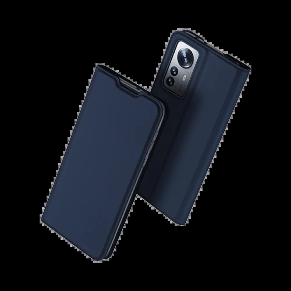 Housse folio Xiaomi 12 Pro porte-carte – Dux Ducis Skin Pro Bleu