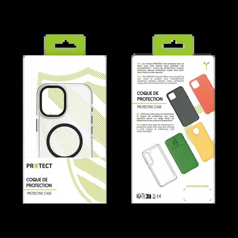 Coque MagSafe antichoc iPhone 17 – PROTECT MS01 Noir