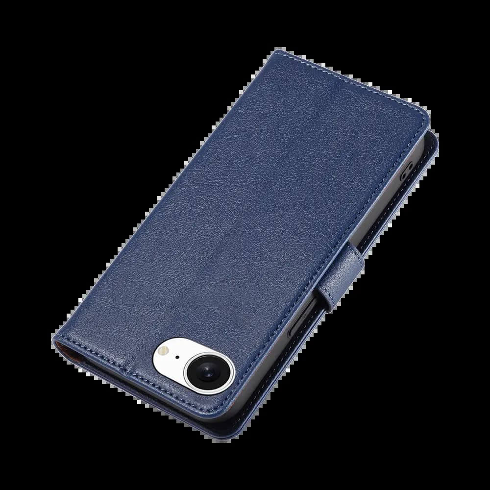 Housse folio anti-RFID iPhone 16e – PROTECT IP011 Bleu Marine