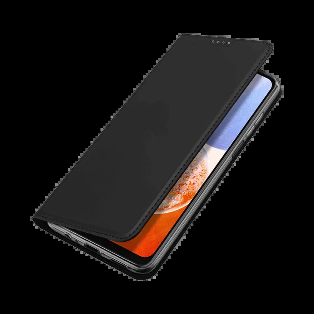 Housse folio Samsung Galaxy A14 5G avec porte-cartes + support – Dux Ducis Skin X2 Noir