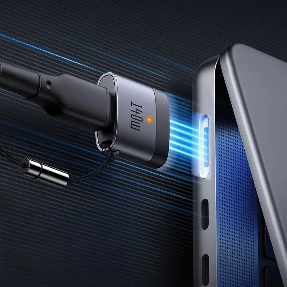 Adaptateur USB-C femelle vers MagSafe 3 mâle 140W -  Mcdodo OT-6850 Gris